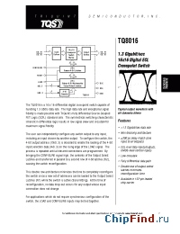 Datasheet TQ8016 manufacturer TriQuint