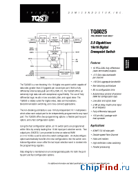 Datasheet TQ8025 производства TriQuint