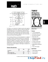 Datasheet TQ8032M manufacturer TriQuint