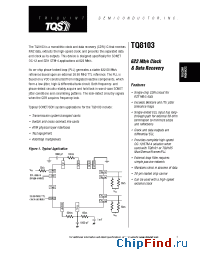 Datasheet TQ8103 manufacturer TriQuint