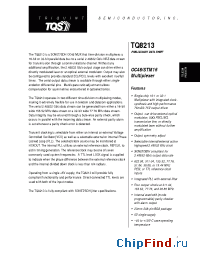 Datasheet TQ8213 manufacturer TriQuint