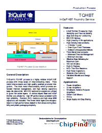 Datasheet TQHBT manufacturer TriQuint