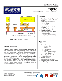 Datasheet TQRLC manufacturer TriQuint