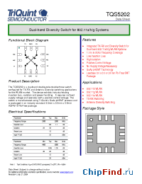 Datasheet TQS5202 manufacturer TriQuint