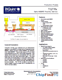 Datasheet TQTRxr21 manufacturer TriQuint