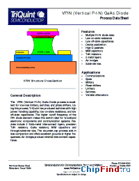 Datasheet vpin manufacturer TriQuint