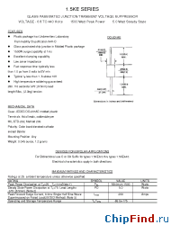 Datasheet 1.5KE9.1 manufacturer Transys 