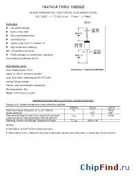 Datasheet 1M150Z manufacturer Transys 