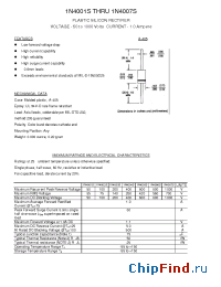 Datasheet 1N4004S manufacturer Transys 
