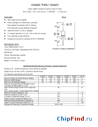 Datasheet 1N4935 manufacturer Transys 