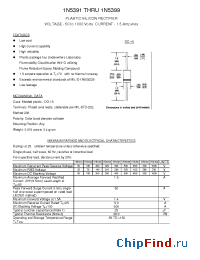 Datasheet 1N5392 manufacturer Transys 