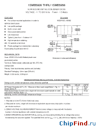 Datasheet 1SMB5945 manufacturer Transys 