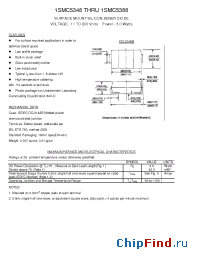 Datasheet 1SMC5356 manufacturer Transys 