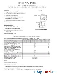 Datasheet CP1002 manufacturer Transys 