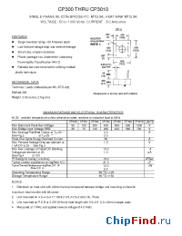 Datasheet CP300 manufacturer Transys 
