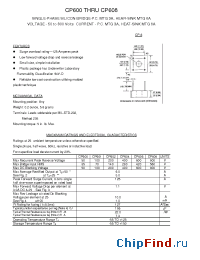 Datasheet CP600 manufacturer Transys 