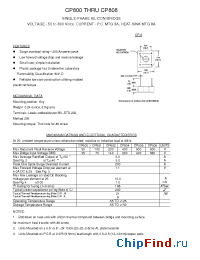 Datasheet CP806 manufacturer Transys 
