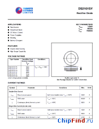 Datasheet DS2101SY manufacturer Transys 