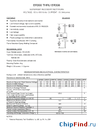 Datasheet ER301A manufacturer Transys 