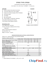 Datasheet ER501 manufacturer Transys 