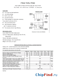 Datasheet FR3G manufacturer Transys 