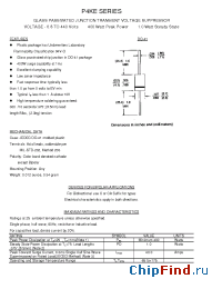 Datasheet P4KE15 manufacturer Transys 