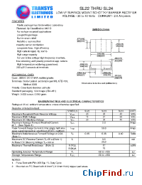 Datasheet SL22 manufacturer Transys 