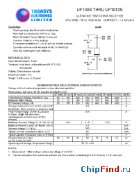 Datasheet UF104S manufacturer Transys 