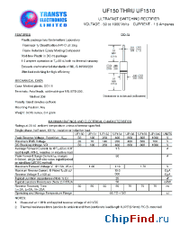 Datasheet UF150 manufacturer Transys 