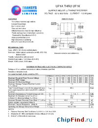 Datasheet UF1A manufacturer Transys 