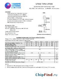 Datasheet UF602 manufacturer Transys 