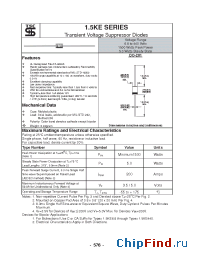 Datasheet 1.5KE100A manufacturer TSC