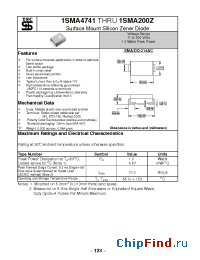 Datasheet 1SMA4745 производства TSC