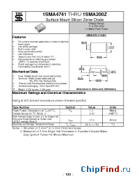 Datasheet 1SMA4760 производства TSC