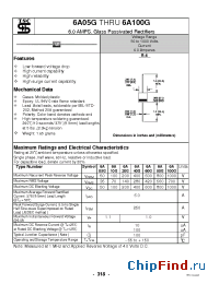 Datasheet 6A40G manufacturer TSC