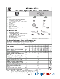 Datasheet AR35A manufacturer TSC