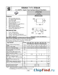 Datasheet ES2FA manufacturer TSC