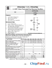 Datasheet FR105SG manufacturer TSC