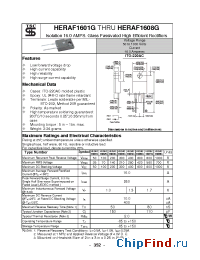 Datasheet HERAF1608G manufacturer TSC