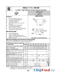 Datasheet HS1J manufacturer TSC