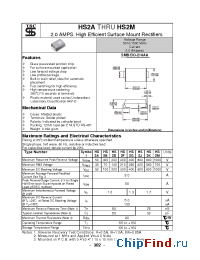 Datasheet HS2A manufacturer TSC