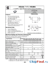 Datasheet HS2FA manufacturer TSC