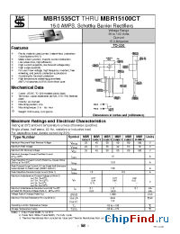 Datasheet MBR1535CT manufacturer TSC