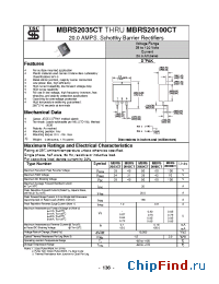 Datasheet MBRS2035CT manufacturer TSC