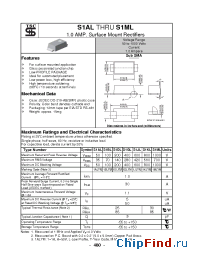 Datasheet S1AL manufacturer TSC