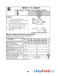 Datasheet SB103 manufacturer TSC
