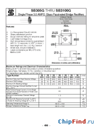 Datasheet SB305G manufacturer TSC