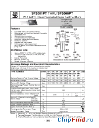 Datasheet SF2005PT manufacturer TSC