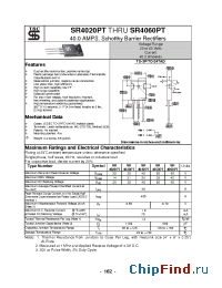 Datasheet SR4050PT manufacturer TSC