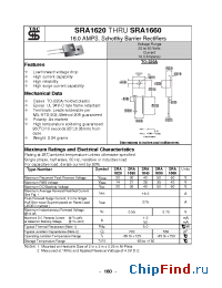 Datasheet SRA1640 manufacturer TSC